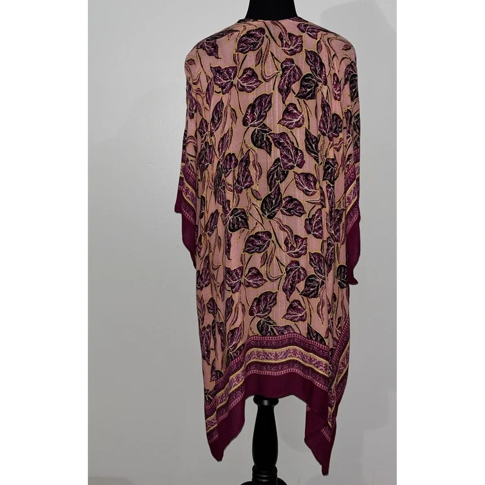 Time and True Women’s Boho Kimono DusterCardigan Size‎ S/M